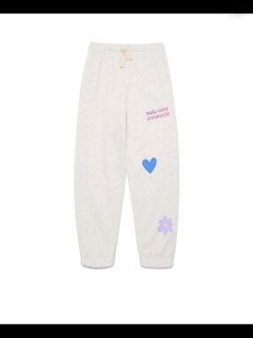 NWT Girls Fleece Graphic Jogger Pants Multi-Sizes 5 & 6 Available!